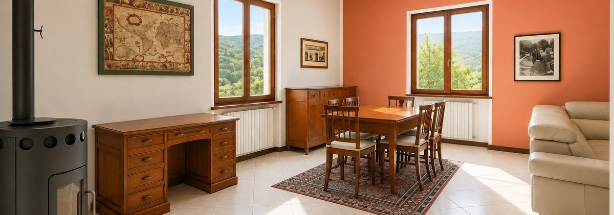 CONCESIO (BS) – Quadrilocale in villa bifamiliare con giardino
